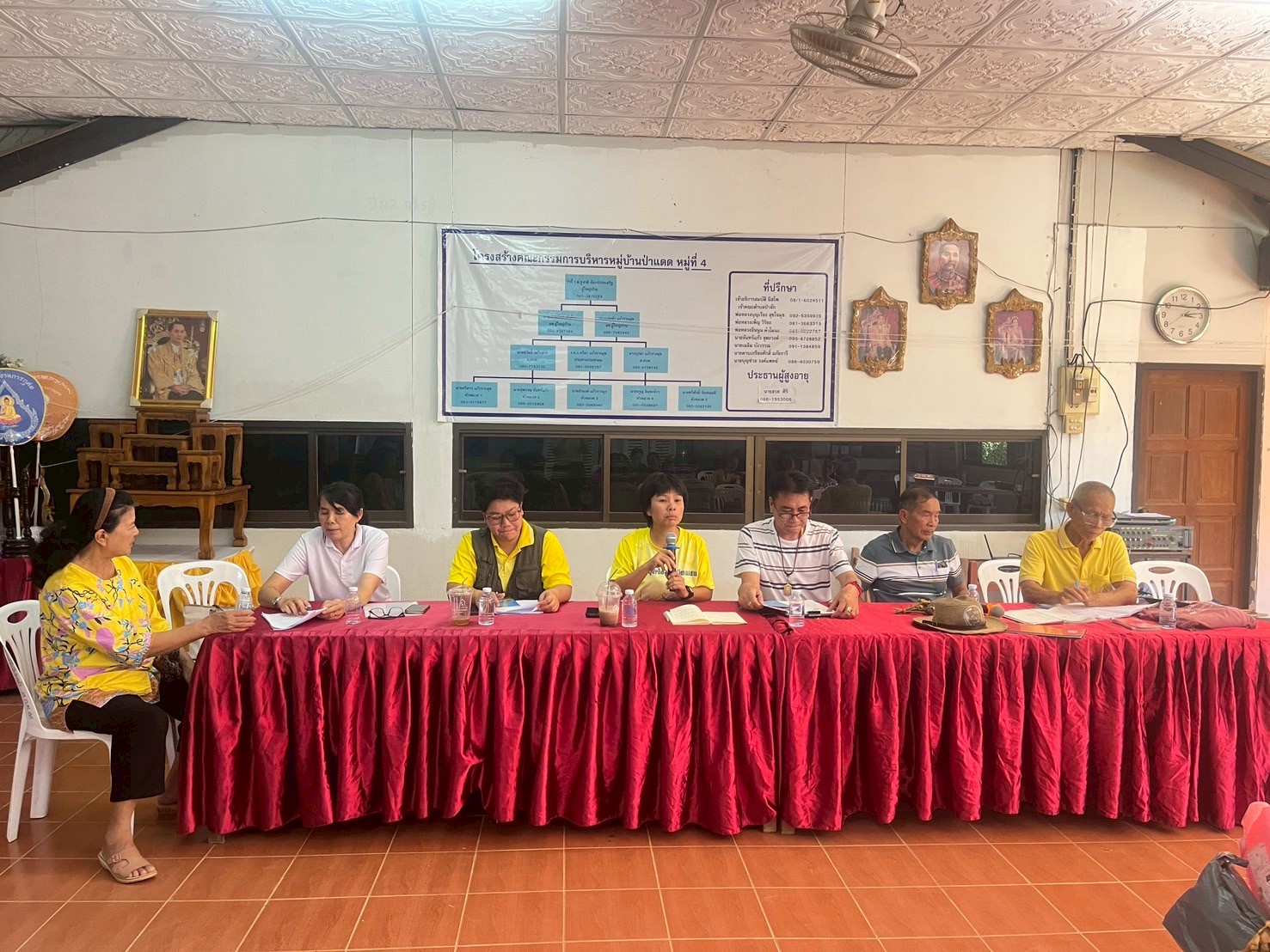🚨🌻💐พช.เชียงแสน ร่วมประชุมการคัดเลือกคณะกรรมการกองทุนหมู่บ้าน (กทบ.) บ้านป่าแดด หมู่ที่ 4 ตำบลป่าสัก อำเภอเชียงแสน จังหวัดเชียงราย
