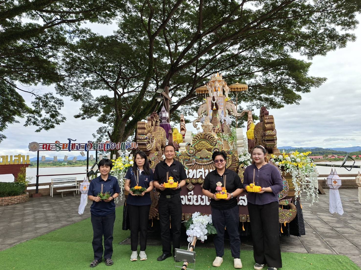 พช.เชียงแสน ร่วมกิจกรรมประเพณีลอยกระทง ประจำปี 2568