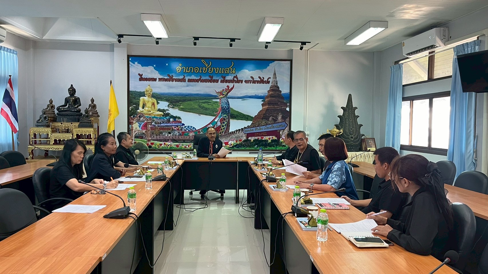 พช.เชียงแสน ดำเนินการประชุมคณะอนุกรรมการกลั่นกรองและติดตามการดำเนินงานกองทุนพัฒนาบทบาทสตรี อำเภอเชียงแสน ครั้งที่ 4/2569