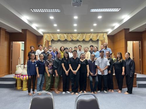  พช.เชียงแสน จัดประชุมคัดเลือกผู้นำอาสาพัฒนาชุมชน (ผู้นำ อช.) และคณะกรรมการชมรม อช. ระดับตำบล ตำบลป่าสัก
